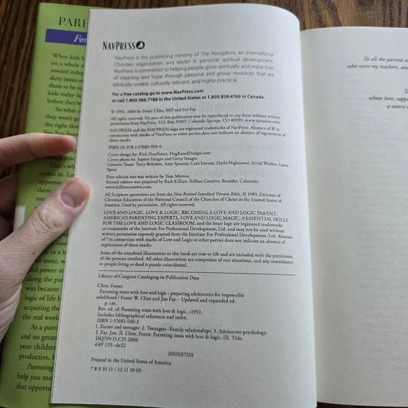 Parenting Teens with Love & Logic Book 2006 - Picture 2 of 3